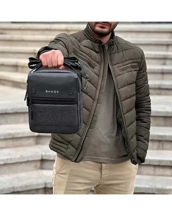 کیف دوشی مشکی بنج Bange مدل BG40 - تصویر 7
