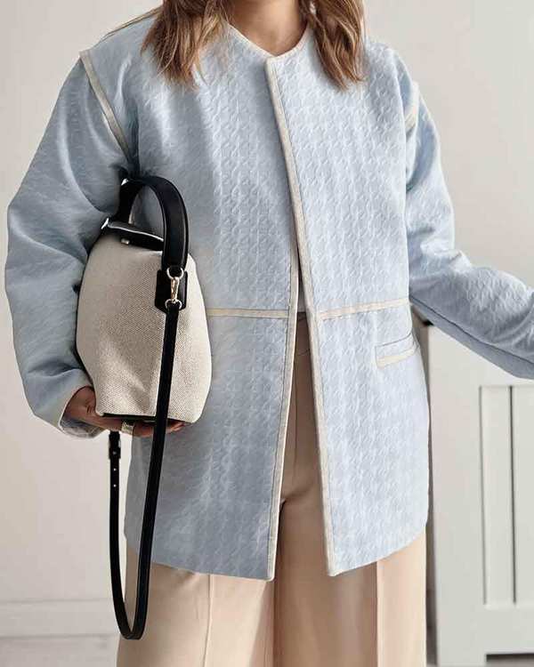 کت زنانه آبی نگار ندایی Negar Nedaei مدل Sahel - تصویر 6