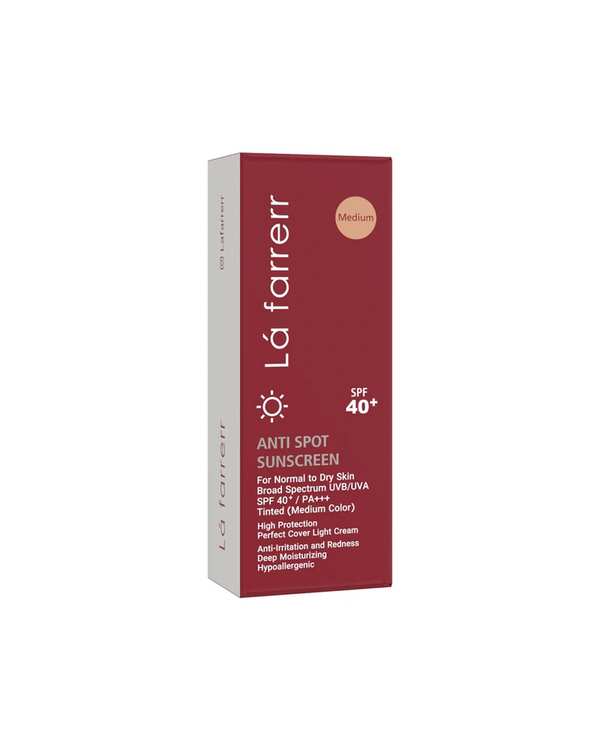 کرم ضد آفتاب و ضد لک رنگی SPF40 لافارر La Farrerr مناسب پوست خشک و معمولی رنگ متوسط - تصویر 4