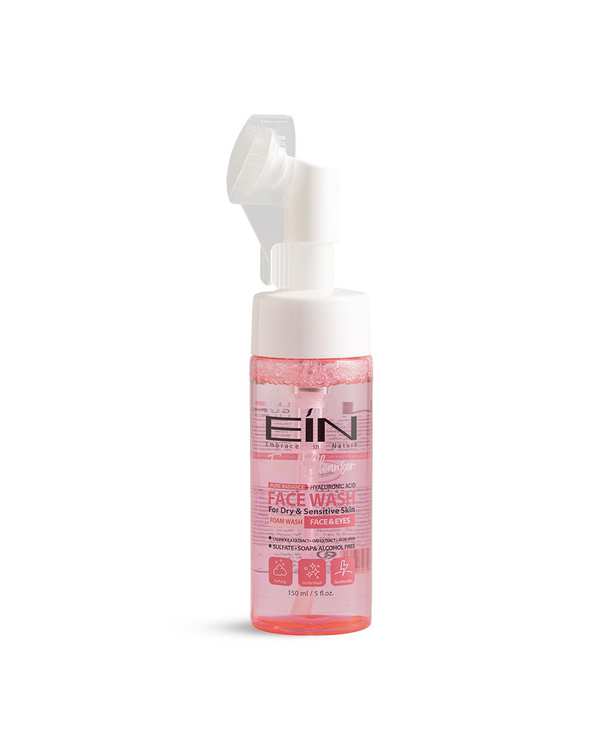 فوم شستشوی صورت ای آی ان EIN مناسب پوست های خشک و حساس 150ml