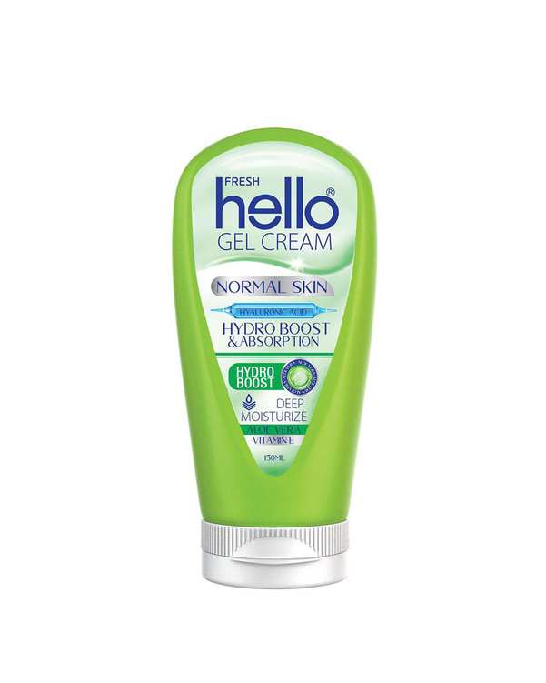 کرم ژل آبرسان سبز هلو فرش Hello Fresh حاوی ویتامین E حجم 150ml