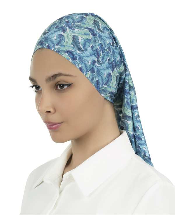 دستمال سر و گردن سبز زنانه تارتن Tartan طرح هاوایی برگی کد 1152305390