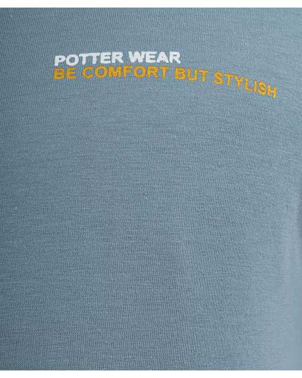 تی شرت مردانه سبز آبی پاتر Potter کد 112 - تصویر 3