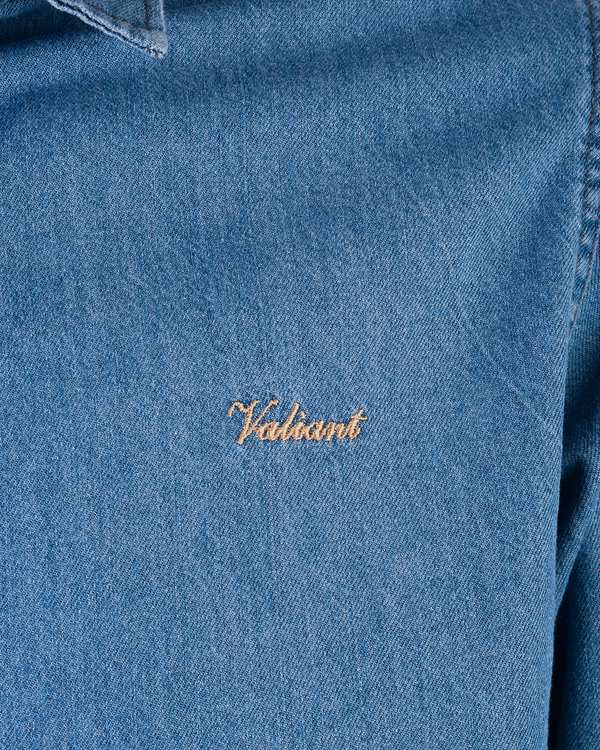 پیراهن جین مردانه آبی والیانت استایل Valiant Style کد P201502 - تصویر 3