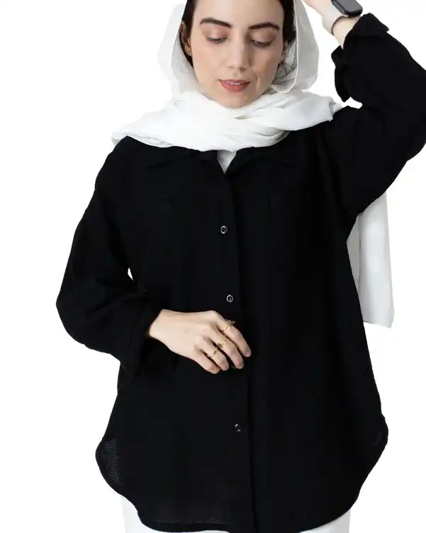 شومیز زنانه مشکی آماهی Amahi کد AA343