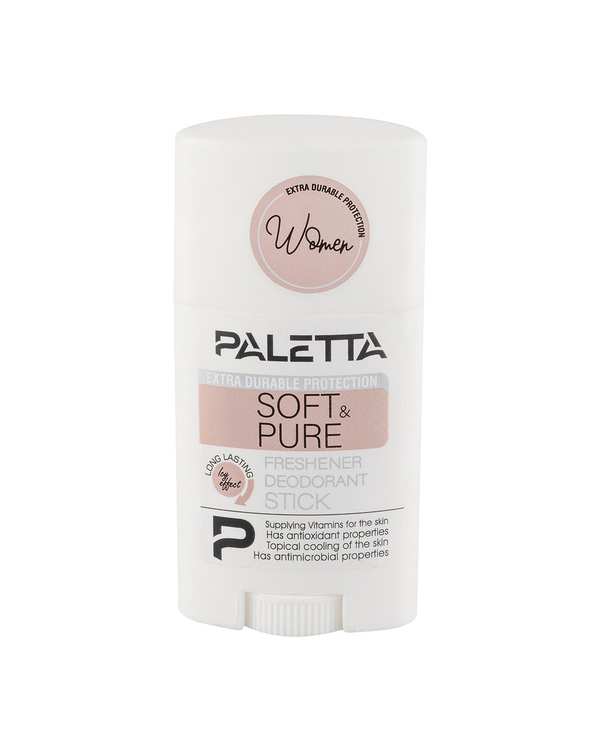مام استیک صابونی زنانه پالتا Paletta مدل Soft And Pure حجم 40 میلی لیتر