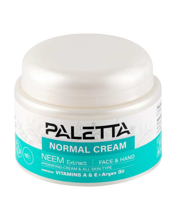 کرم مرطوب کننده دست و صورت پالتا Paletta مدل Neem مناسب پوست معمولی حجم 100 میلی لیتر
