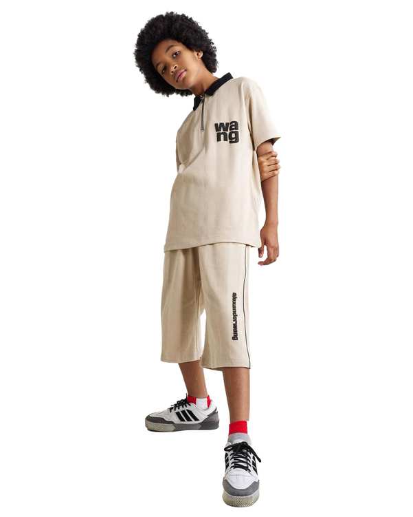 ست تی شرت و شلوارک پسرانه کرم الیزا کیدز Eliza Kids کد 520 مدل Vang