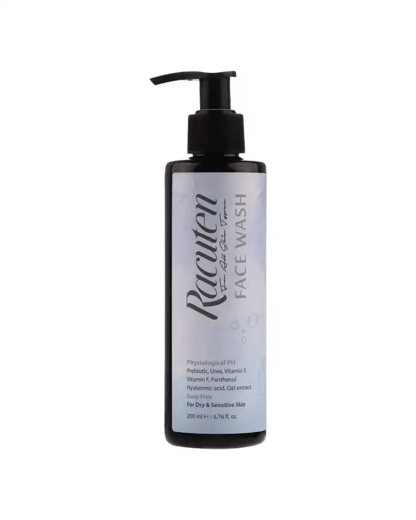 ژل شستشو صورت راکوتن Racuten مناسب پوست خشک و حساس کد 01 حجم 200ml