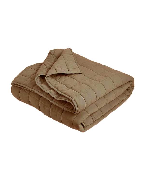 لحاف بهاره سیمپل سه تکه خاکی پرارین Pararin سایز 180