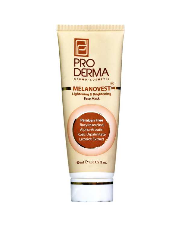 ماسک روشن کننده و شفاف کننده صورت پرودرما Proderma حجم 40ml