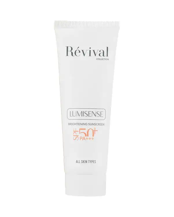 فلوئید ضد آفتاب بی رنگ SPF50 رویوال Revival مدل Lumisense حجم 50ml