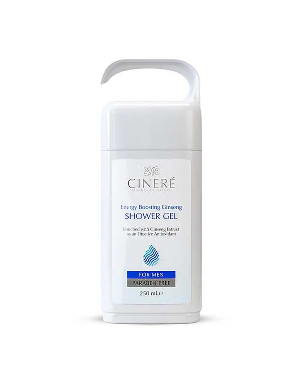شامپو بدن مردانه سینره Cinere حاوی عصاره جینسنگ حجم 250ml