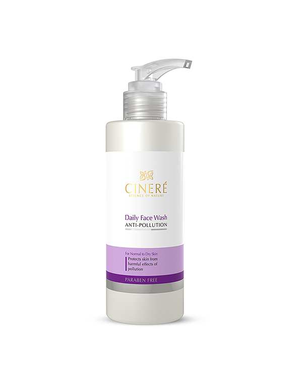 ژل شستشوی صورت سینره Cinere مناسب پوست معمولی تا خشک 200ml