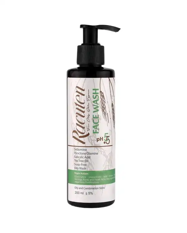 ژل شستشوی صورت راکوتن Racuten مناسب پوست چرب و مختلط 200ml