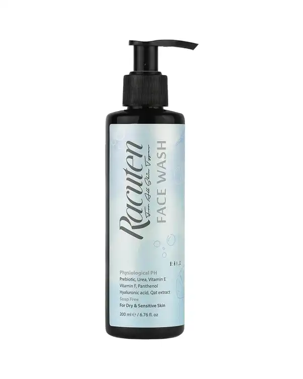 ژل شستشوی صورت راکوتن Racuten مناسب پوست خشک و حساس 200ml