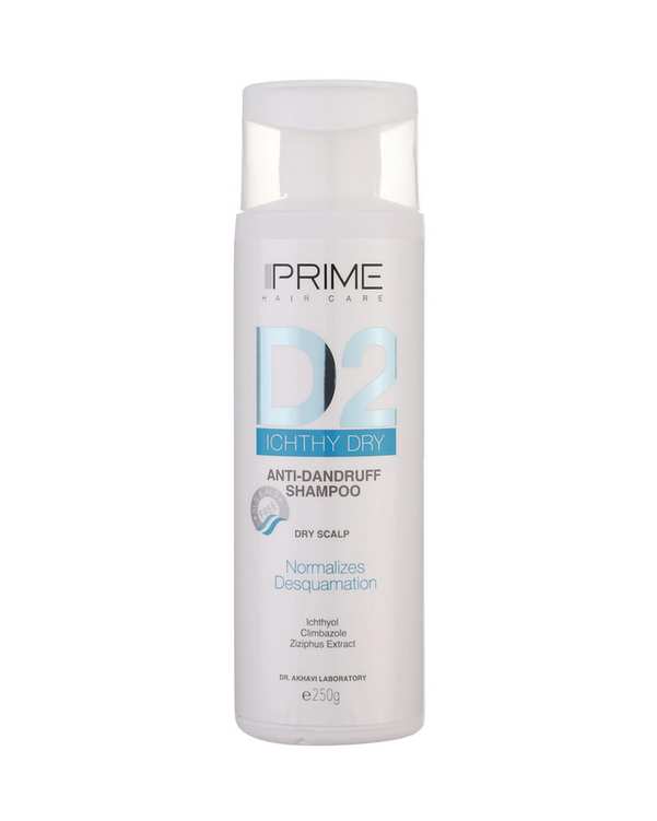 شامپو مو ضد شوره خشک پرایم Prime مدل D2
