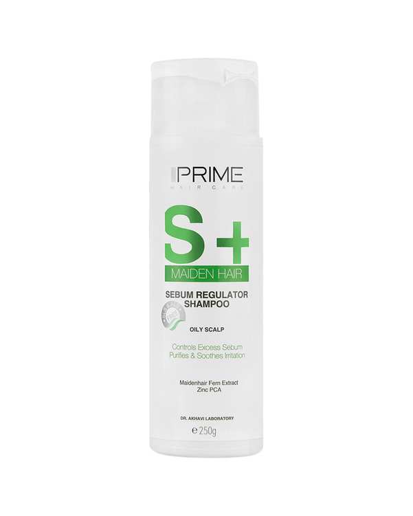 شامپو متعادل کننده چربی پوست سر و مو پرایم Prime مدل S Plus