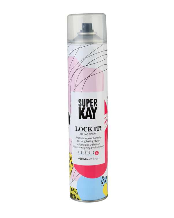 اسپری حالت دهنده مو سوپر کی Super Kay حجم 650ml