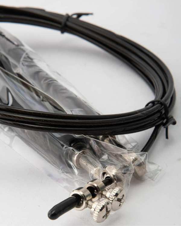 طناب ورزشی کراس فیت سیمی روکش دار مشکی اورجینال Original - تصویر 2