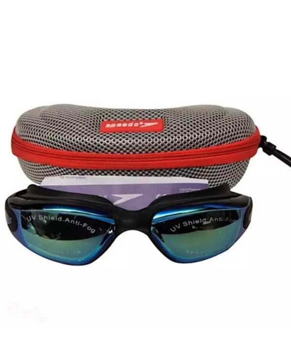 عینک شنا و گوش گیر مشکی اسپیدو Speedo کد 512