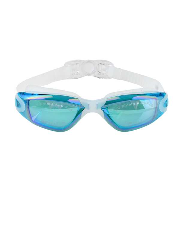 عینک شنا و گوش گیر سفید آبی اسپیدو Speedo کد 512