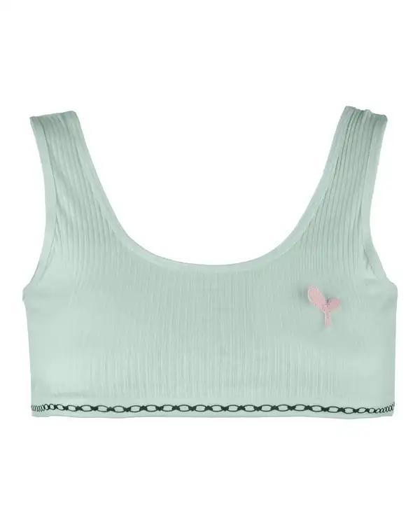 نیم تنه دخترانه کبریتی سبز مغز پسته ای دلربا Delroba طرح قلب