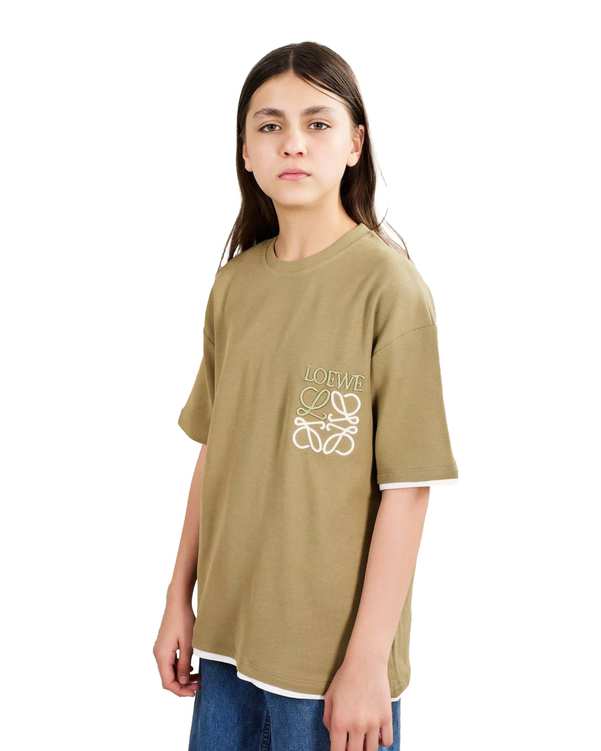 تی شرت بچگانه سبز الیزا کیدز Eliza Kids کد 530 مدل Loewe