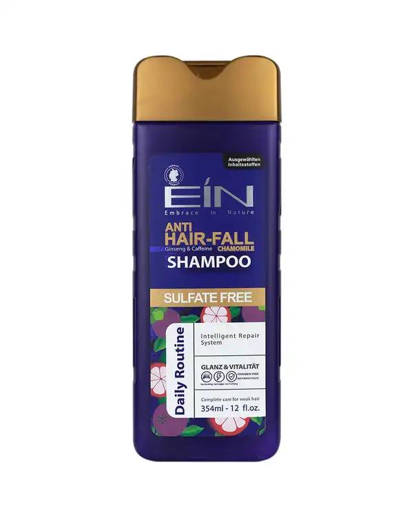 شامپو بدون سولفات تقویت کننده و ضد ریزش مو ای آی ان EIN حجم 354ml