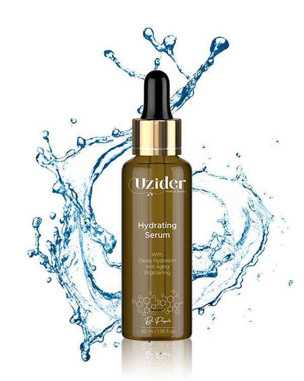 سرم آبرسان و روشن کننده صورت یوزیدر Uzider حاوی هیالورونیک اسید 40ml