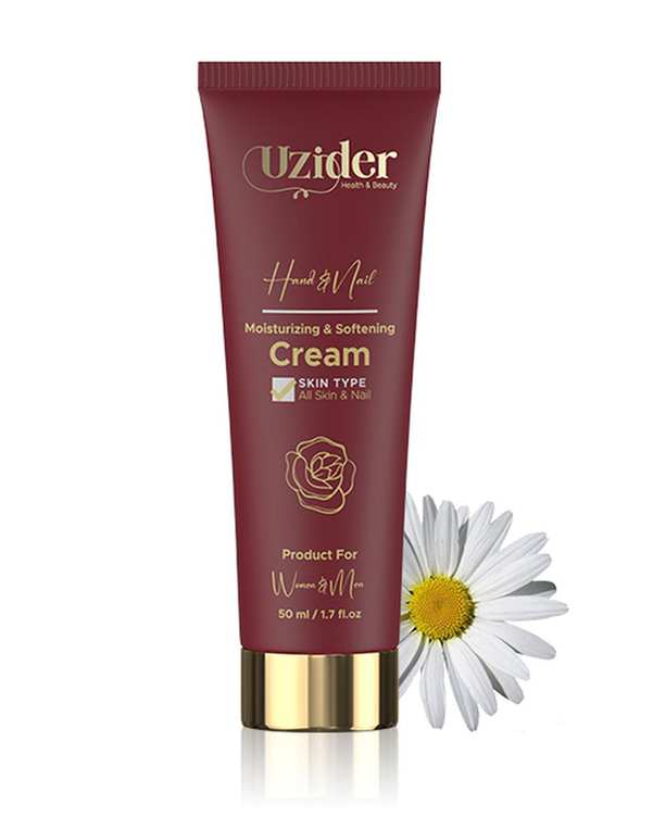 کرم نرم کننده و مرطوب کننده دست و ناخن یوزیدر Uzider حاوی کلاژن هیدرولیز شده 50ml