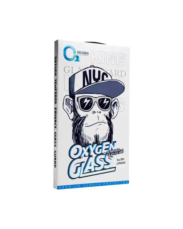گلس محافظ گوشی اپل iPhone 13 Pro Max مشکی اکسیژن Oxygen