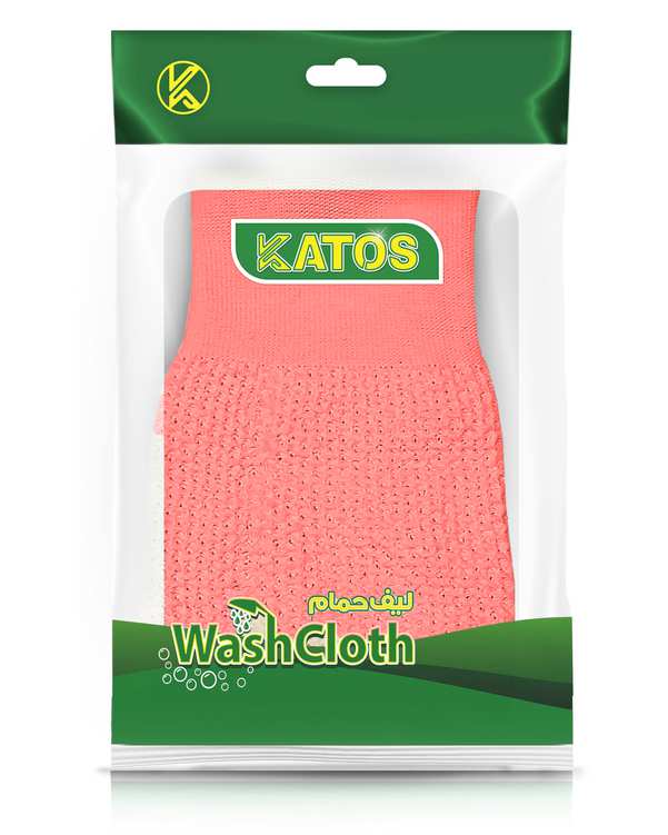 لیف حمام نخ بافت صورتی کاتوس Katos کد K112