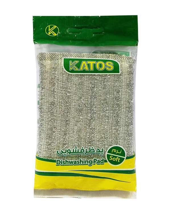 اسکاچ ابر استیل نرم نقره ای کاتوس Katos کد K212
