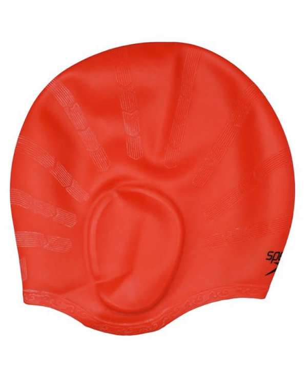 کلاه رو گوشی شنا قرمز اسپدو Speedo