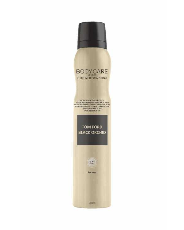 اسپری خوشبو کننده بدن مردانه بادی کر Body Care رایحه تام فورد بلک ارکید حجم 200ml