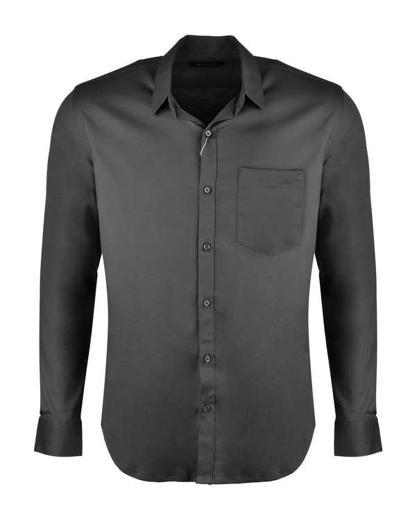 پیراهن مردانه زغالی والیانت استایل Valiant Style مدل شانلی کد P202001