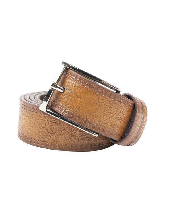 کمربند مردانه عسلی روشن بیسراک Bisrak مدل MB-R332-2-103