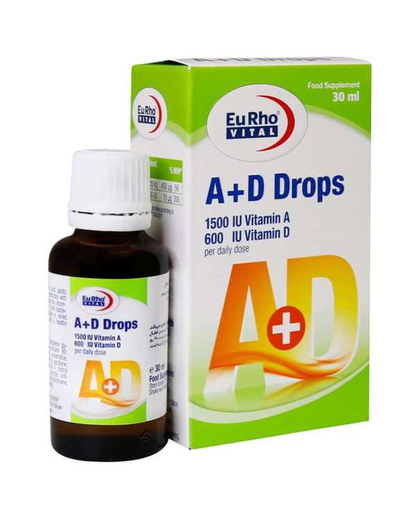 قطره خوراکی ویتامین A+D یوروویتال
