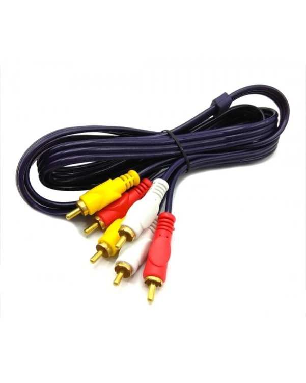 کابل 3 به 3 RCA سرمه ای مدل ps طول 1.2 متر