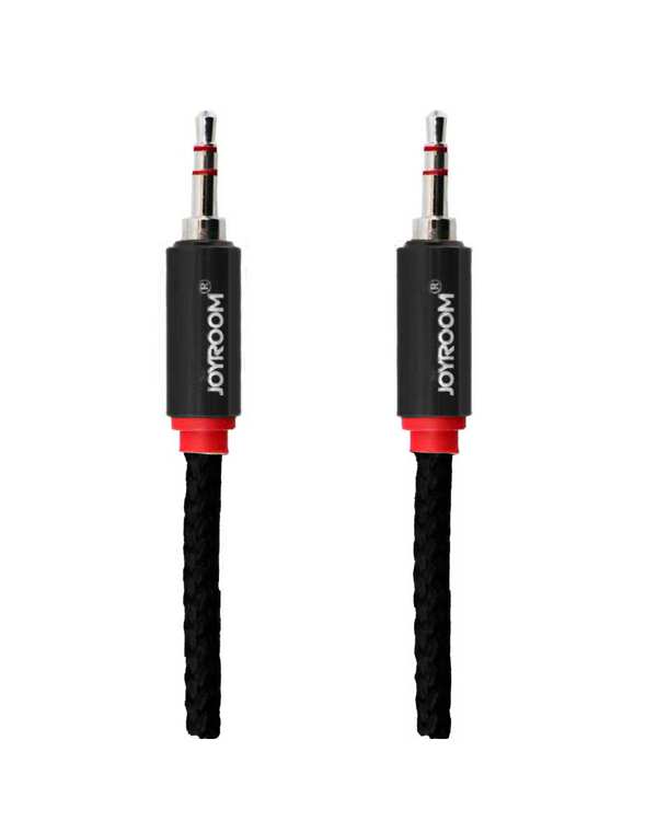 کابل AUX مشکی جوی روم مدل JR-S800 طول 1 متر