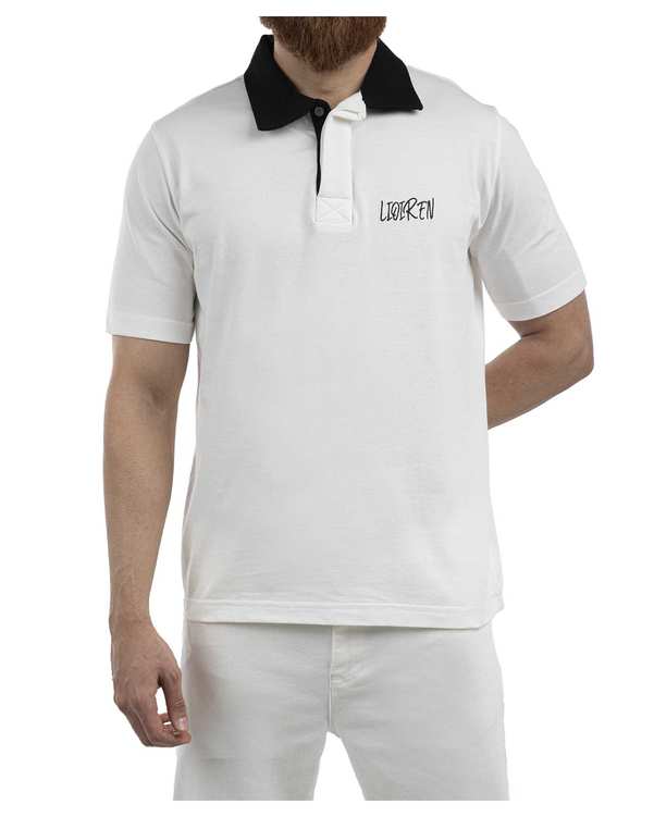 پولوشرت مردانه سفید لیوایرن Lioiren مدل amio-1050098