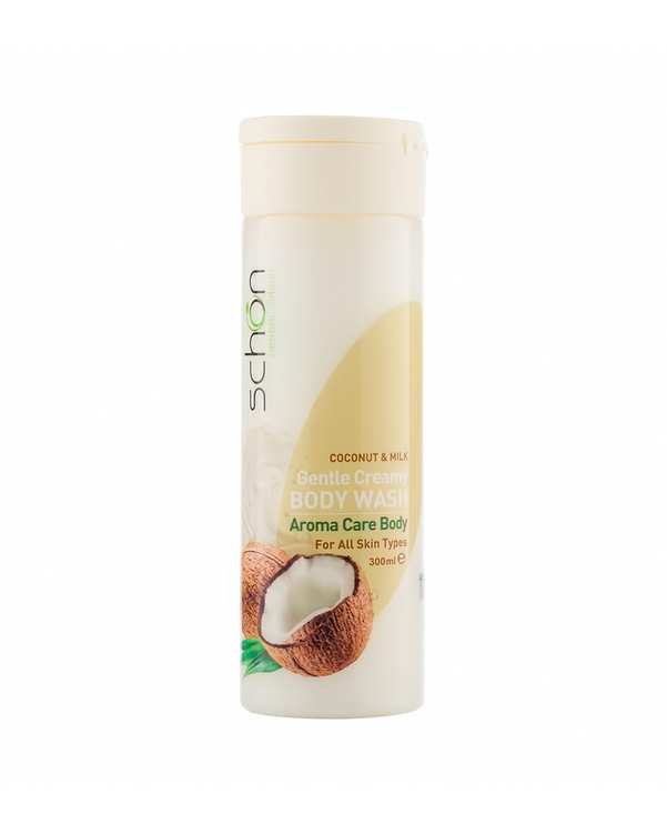 شامپو بدن کرمی مغذی شیر نارگیل شون Schon حجم 300ml