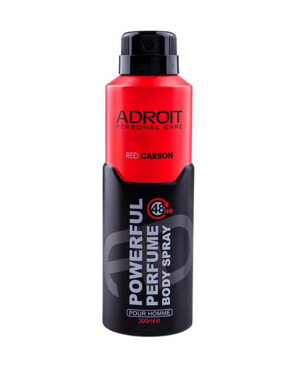 اسپری مردانه آدرویت Adroit مدل رد کربن 200ml