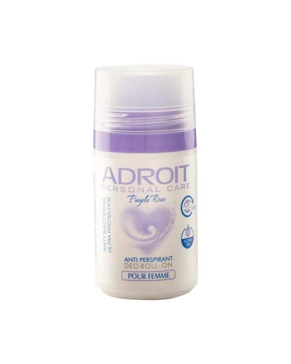 مام رول ضد تعریق زنانه آدرویت Adroit مدل Purple Rose حجم 50ml
