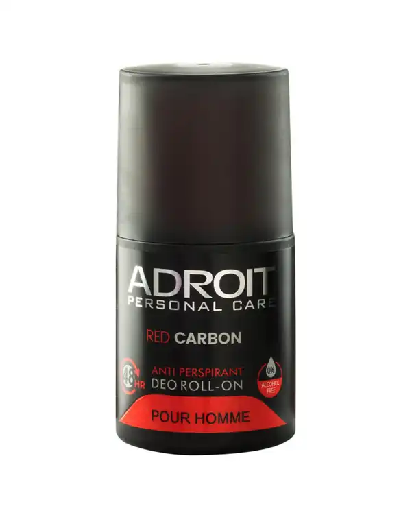 مام رول ضد تعریق مردانه آدرویت Adroit مدل رد کربن 65ml