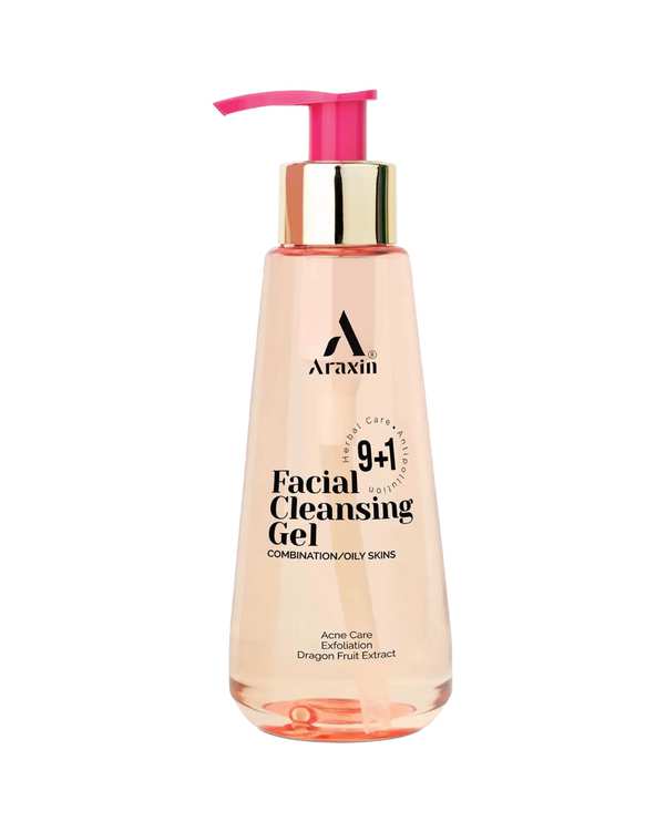 ژل شستشو صورت آراکسین Araxin مناسب پوست مختلط و چرب حجم 175ml