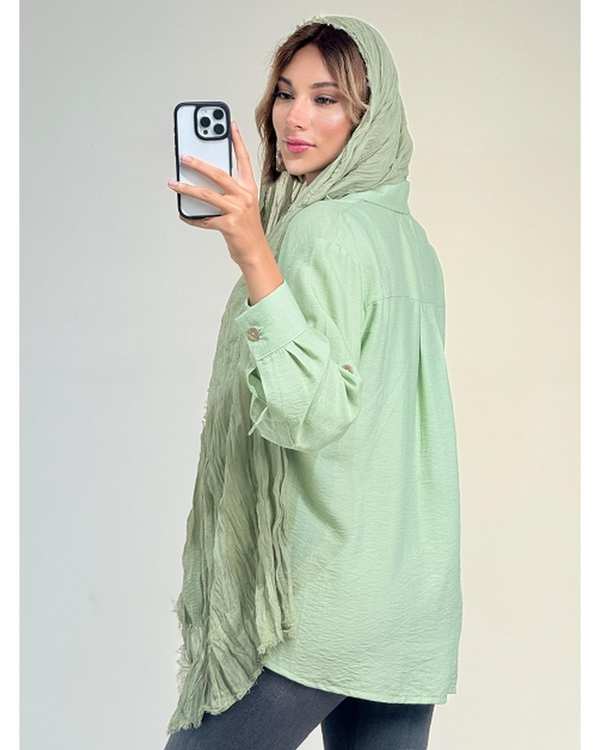 شومیز زنانه کد 18911 - تصویر 8