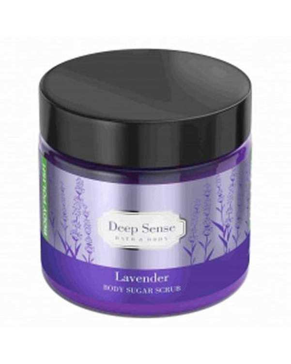 ژل اسکراب شکری بدن دیپ سنس Deep Sense مدل Lavender حجم 400ml