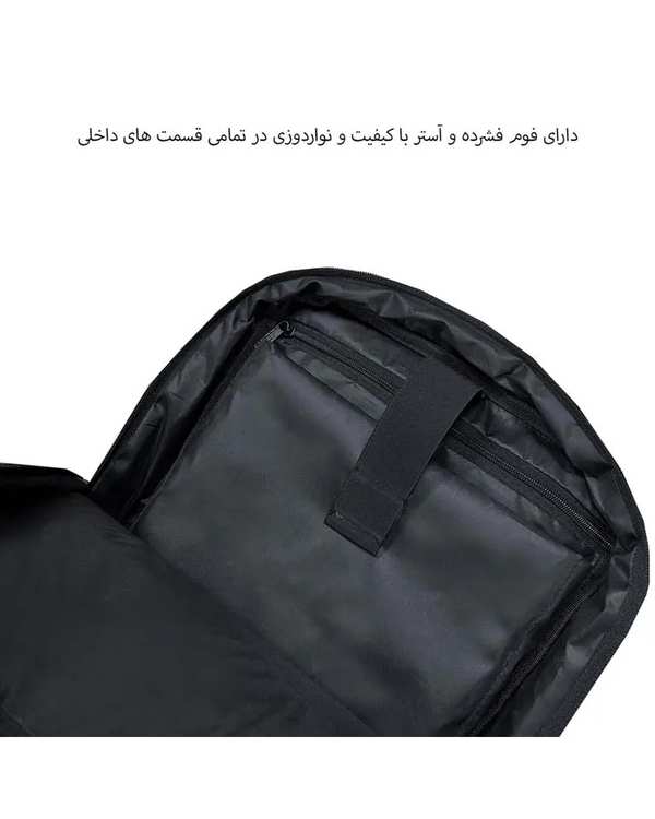 کوله پشتی لپ تاپ مشکی فوروارد Forward مدل FCLT65016 BEST DESIGN - تصویر 2